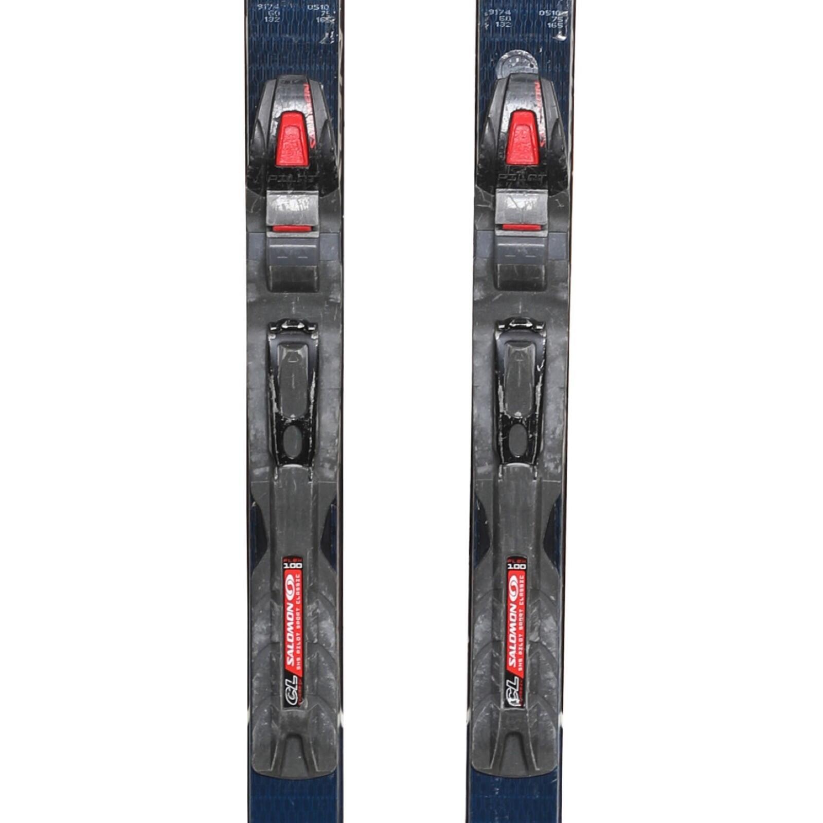 RECONDITIONNE - Ski De Fond Salomon Snowscape 8 + Fixation Sns Pilot 3/4