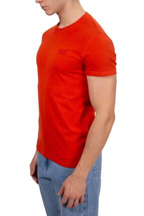 T-shirt uomo slim con ricamo logo