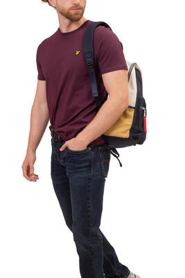 T-shirt uomo regular a tinta unita con logo