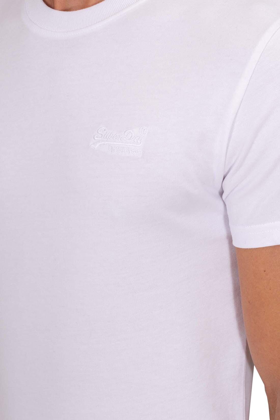 T-shirt uomo basic con ricamo tonale 4/5