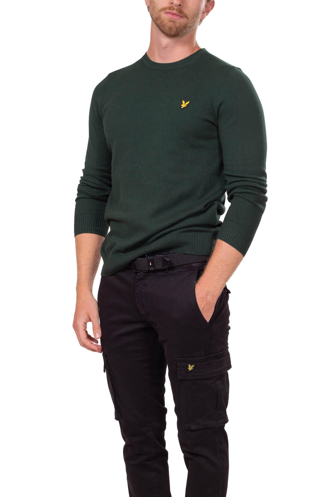 Maglia uomo essenziale in misto lana 1/5