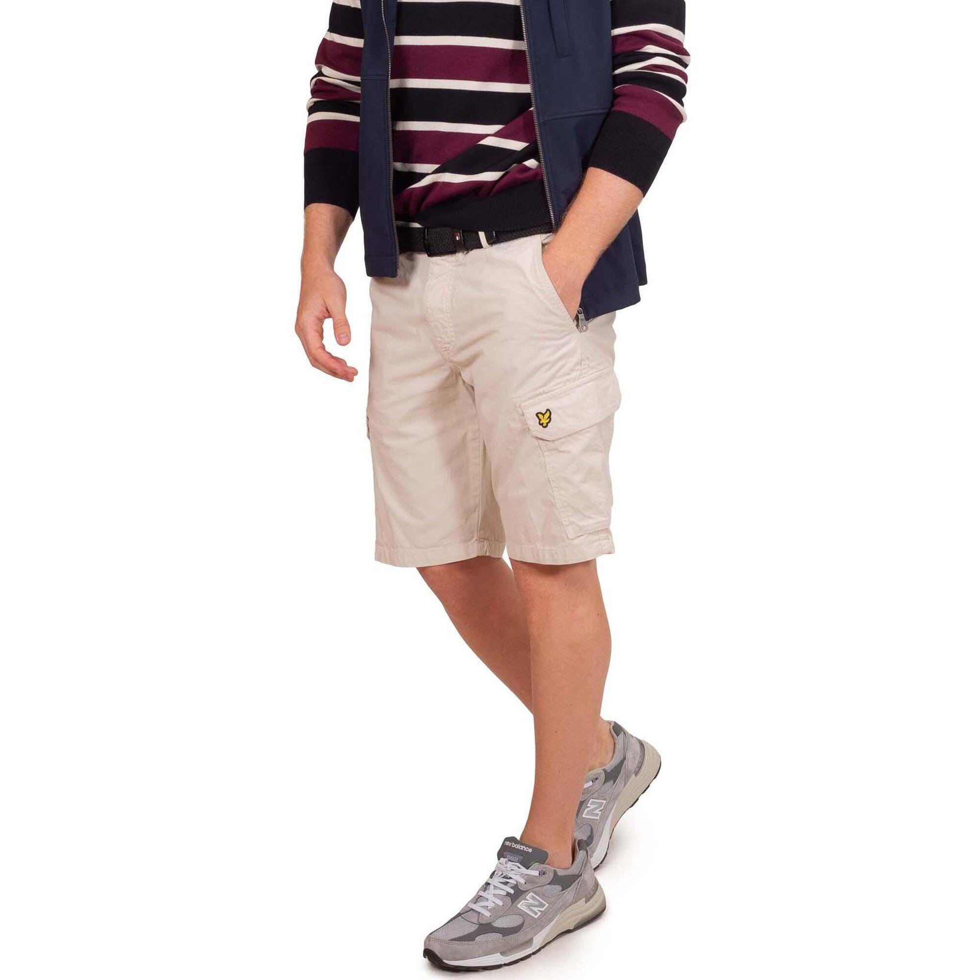 Lyle And Scott - Bermuda Cargo Uomo Wembley - Bermuda - Beige|vert - Decathlon