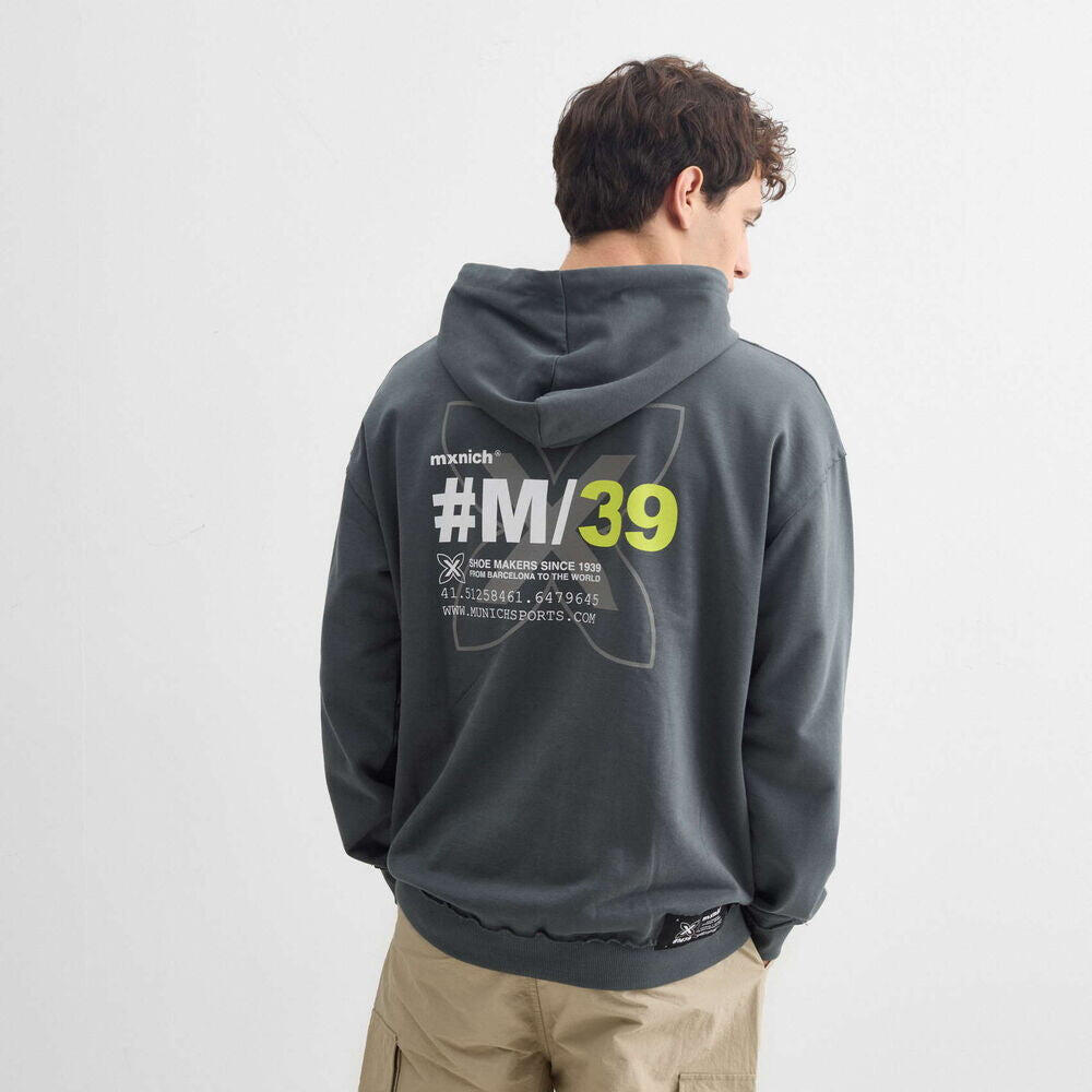 Munich Hoodie Galaxy Streetwear 2507466 Gris Oscuro 4/4