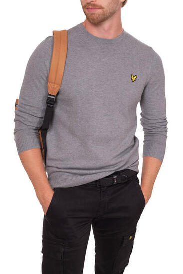 Maglia uomo essenziale in misto lana