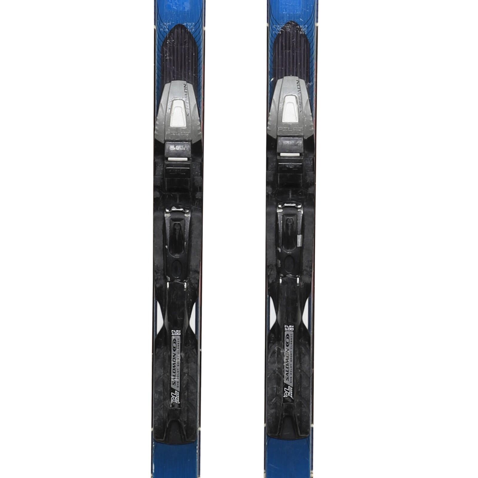 RECONDITIONNE - Ski De Fond Salomon Snowscape 8 + Fixation Sns Pilot 3/4