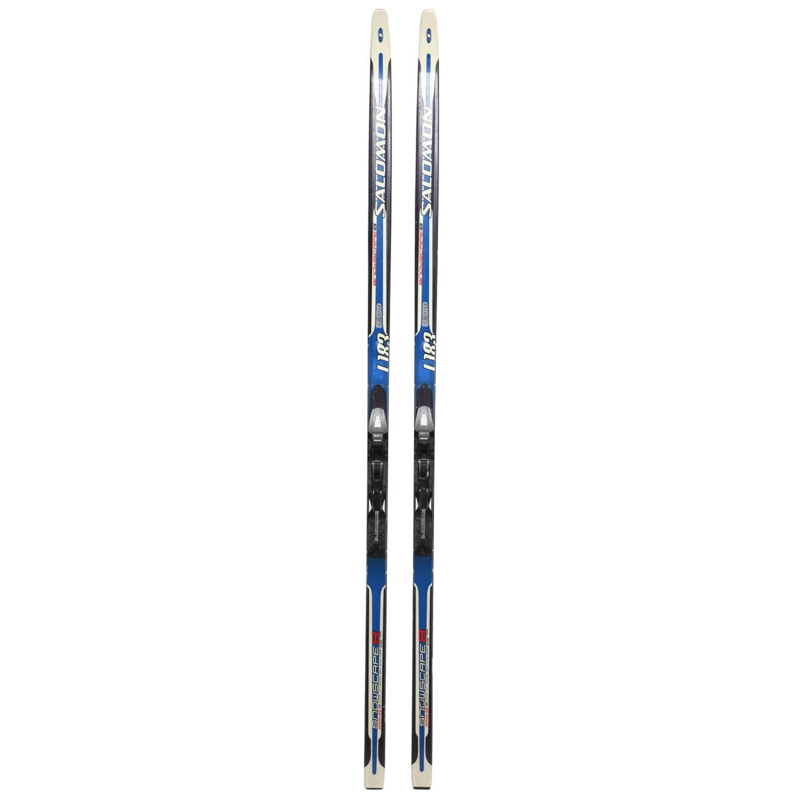RECONDITIONNE - Ski De Fond Salomon Snowscape 8 + Fixation Sns Pilot 2/4