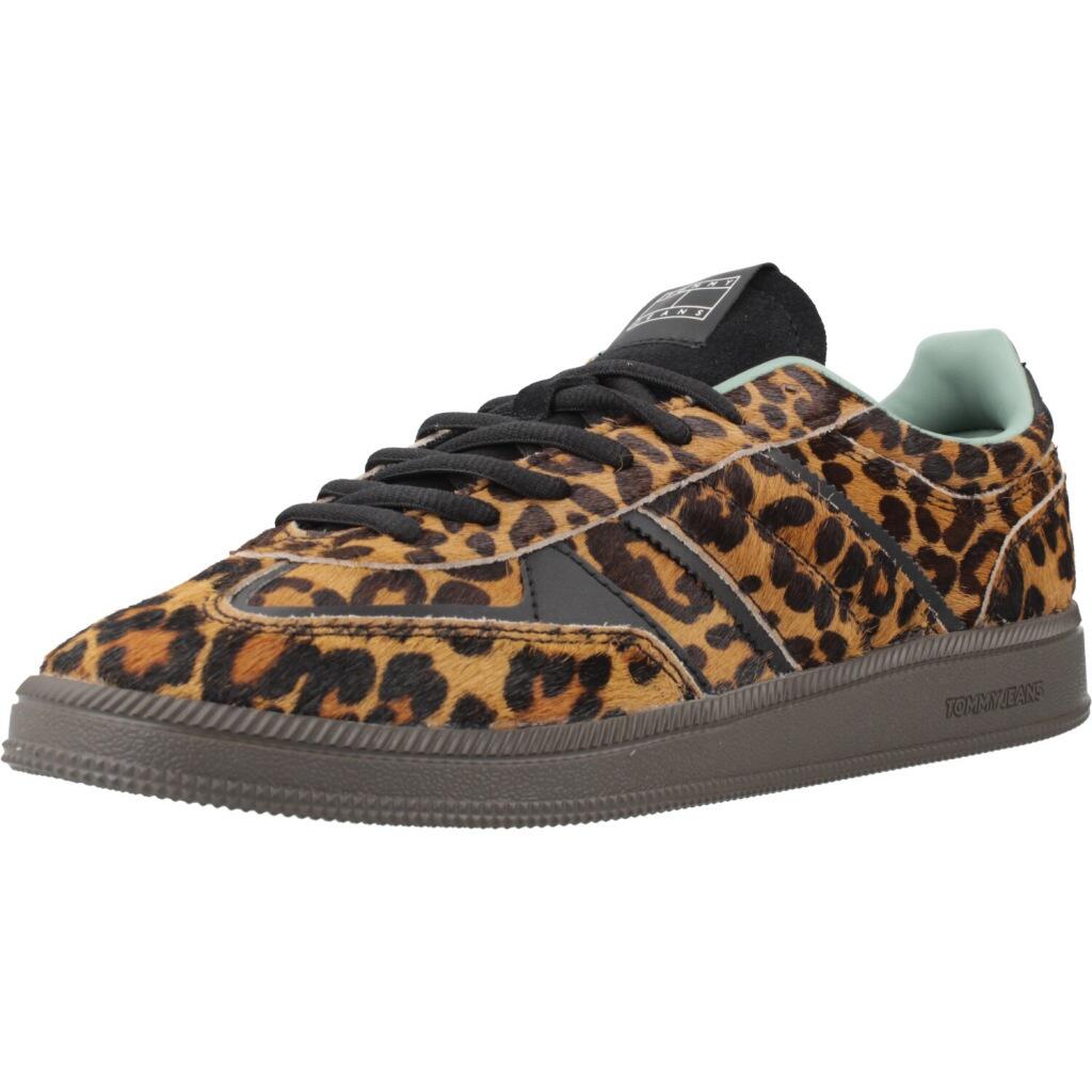 Buty TOMMY JEANS THE GREENWICH EDGE LEOPA Nadruk zwierzęcy