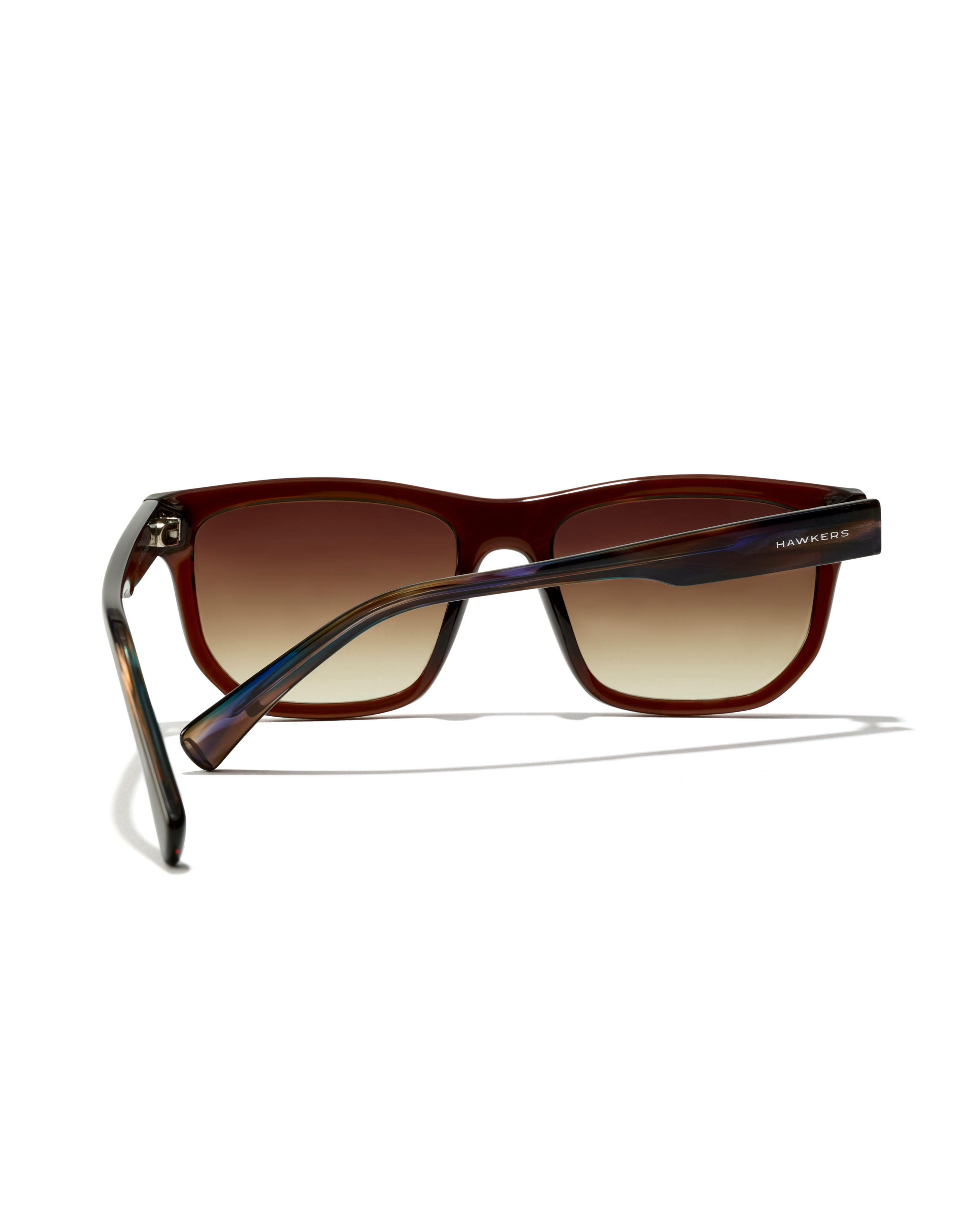 HAWKERS - Lunettes de soleil pour Homme et Femme - MARS - CAMEL SMOKY BROWN ECO 3/8