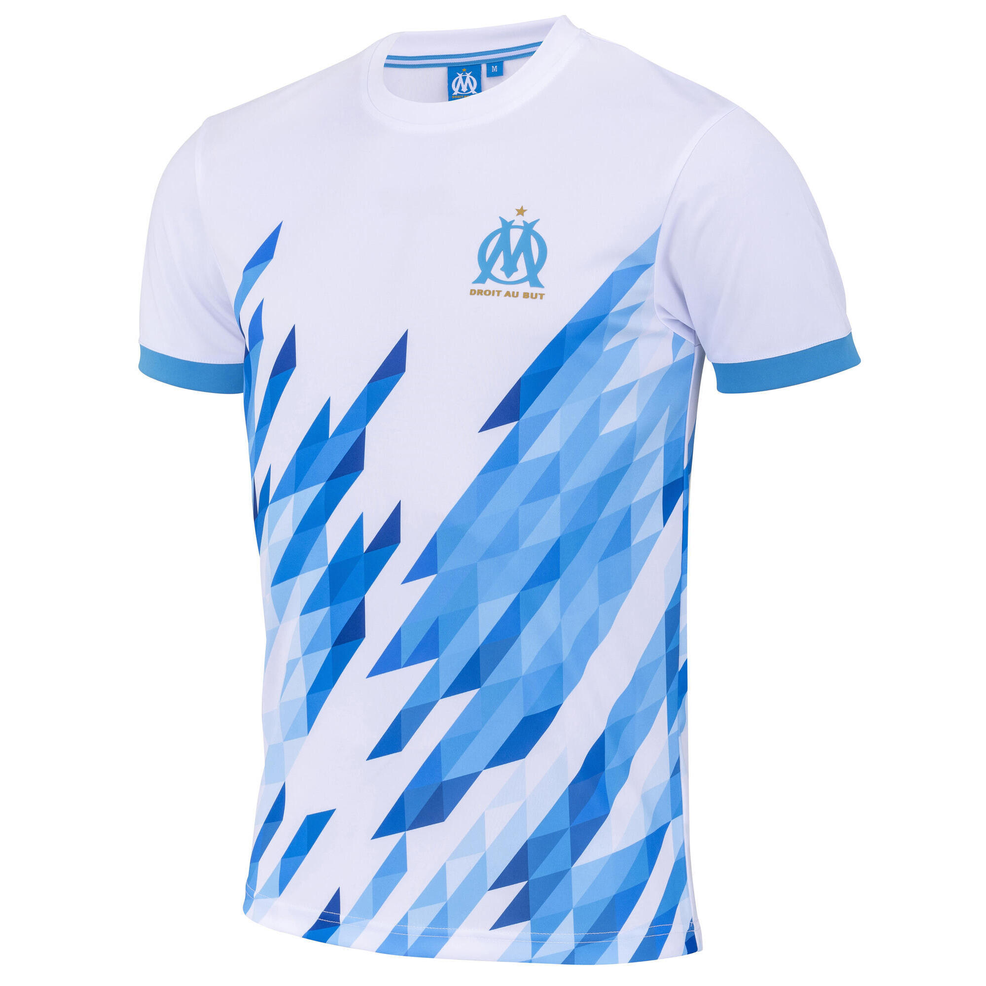 Olympique De Marseille - Maillot Om - Collection Officielle Olympique De Marseille - Maillot Manches Courtes - Blanc - Decathlon