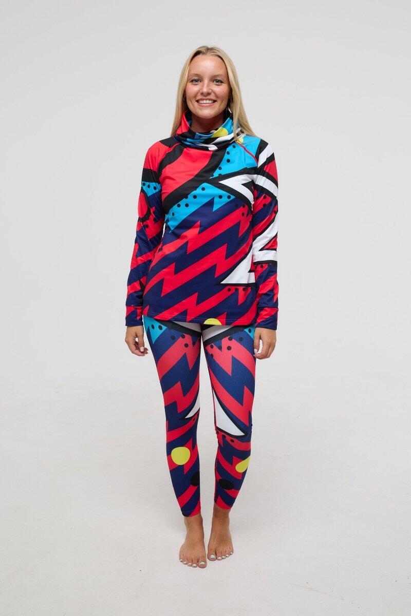 Dames Ski Functioneel Shirt Thermisch Opstaande Kraag Fresh Prince 3/5