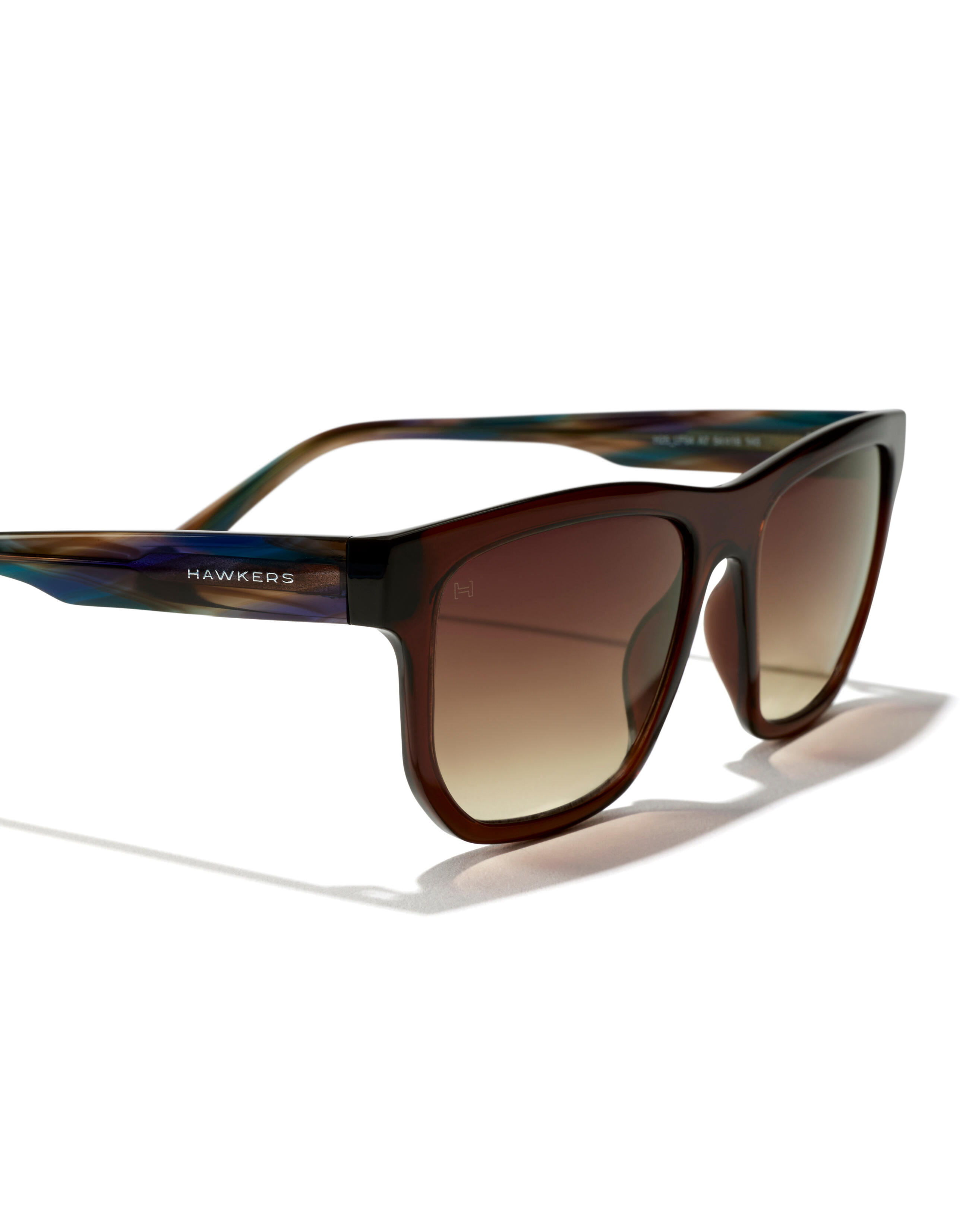 HAWKERS - Lunettes de soleil pour Homme et Femme - MARS - CAMEL SMOKY BROWN ECO 4/8