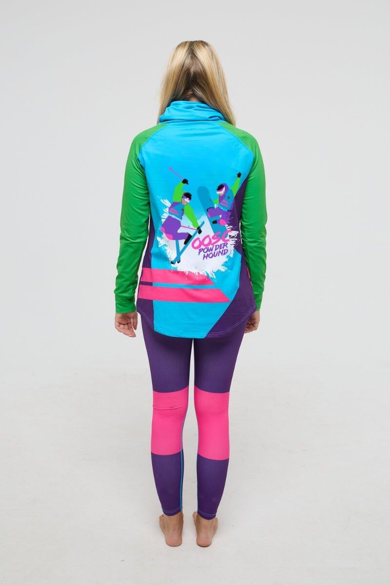 Dames Ski Functioneel Shirt Thermisch Opstaande Kraag Powder Hound 5/5