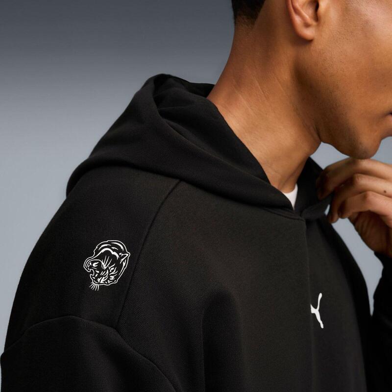 Hanorac barbati Puma M Graphic French Terry Hoodie, Negru