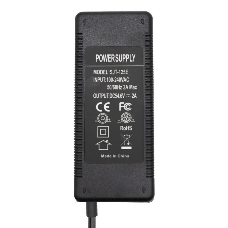Cargador 48v (salida 54,6v) 2A conector XLR 2/4