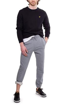 Sweater - Sportswear - Men - Regular fit - Crew neck with logo - Black