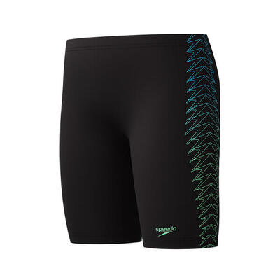 Speedo jongens jammer placement print zwart/blauw