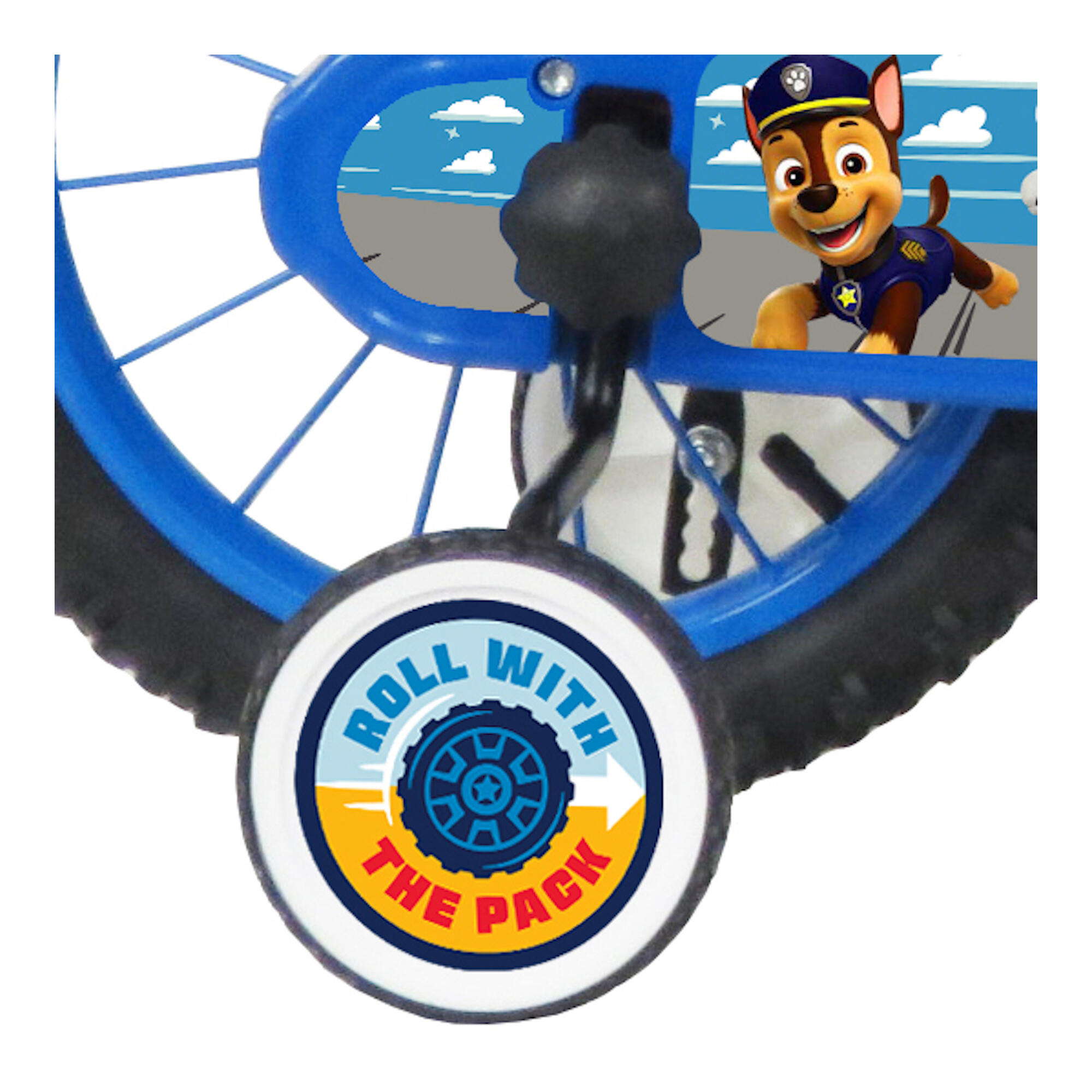 Bicicletta per bambini Paw Patrol da 14" per bambini dai 3 ai 6 anni 2/7