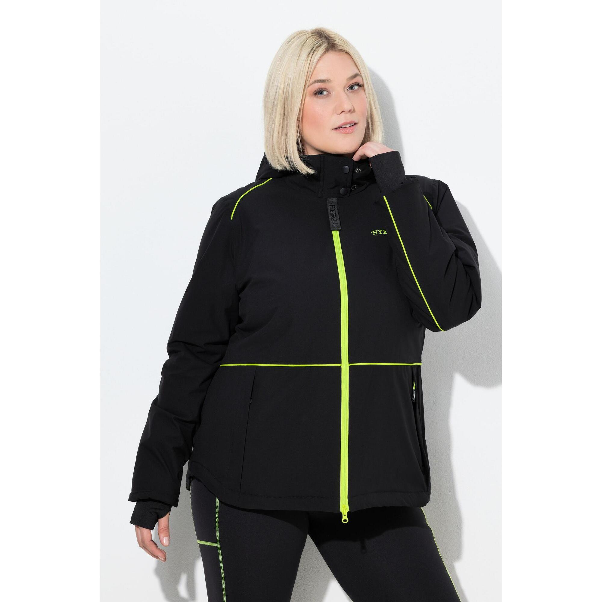 Ulla Popken - Femme Veste Technique Hyprar Imperméable - Veste - Noir - Decathlon