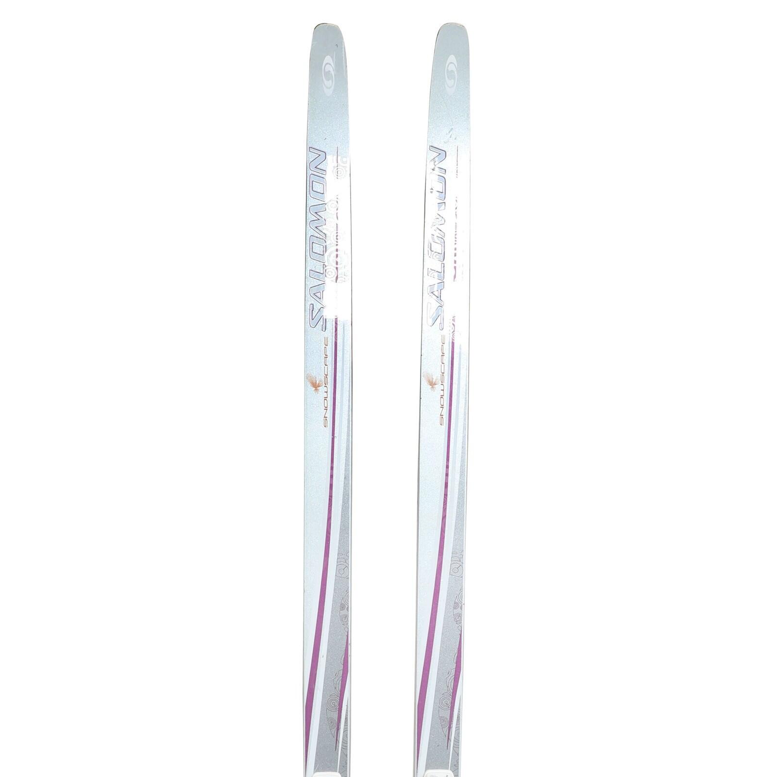 SALOMON RECONDITIONNE - Ski De Fond Salomon Snowscape 8 Siam + Fixation Sns