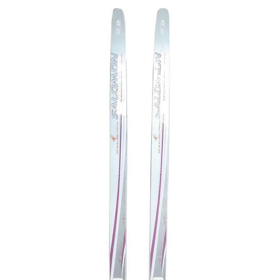 RECONDITIONNE - Ski De Fond Salomon Snowscape 8 Siam + Fixation Sns