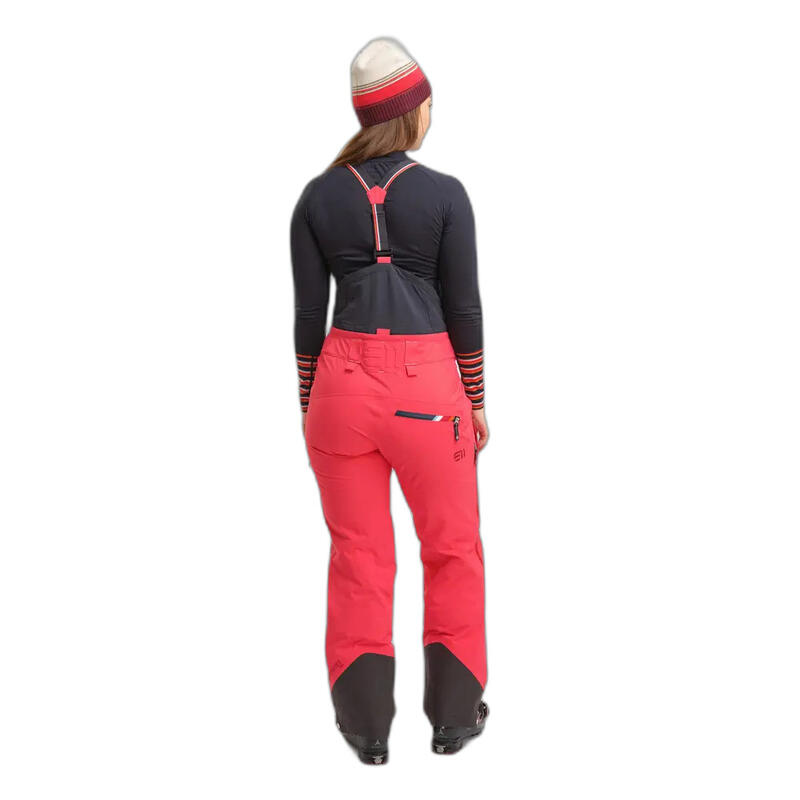 Mountain Warehouse Moon II Pantalon Ski Femme – Thermique -20°C, Bretelles Amovibles, Isolation Microfibre, Guêtres Neige, Résistant Eau