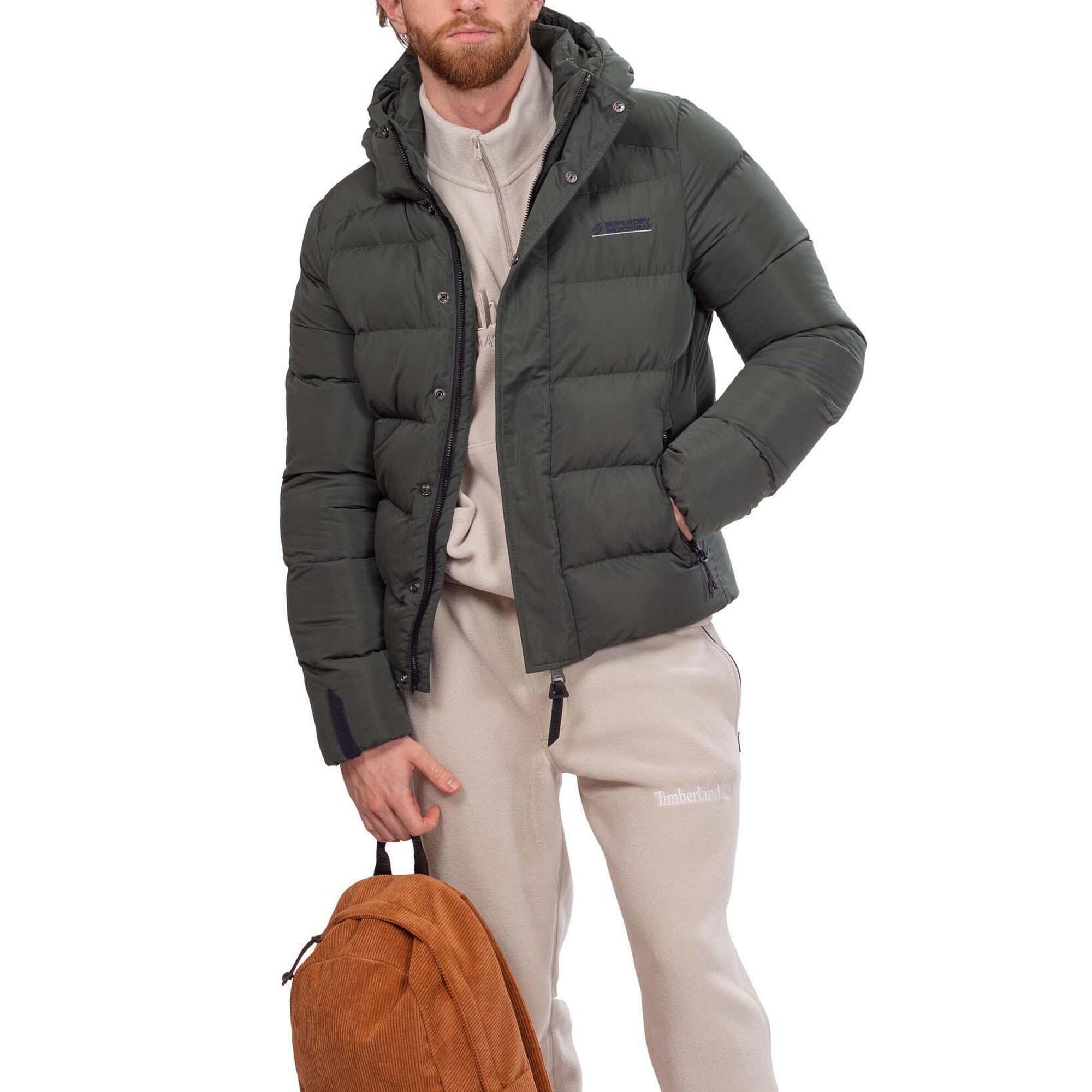 Superdry - Piumino Uomoricamo Logo - Doudoune Synthétique - Vert - Decathlon