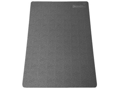 Vloerbeschermingsmat voor fitnesstoestellen - 60 x 120 cm - zwart