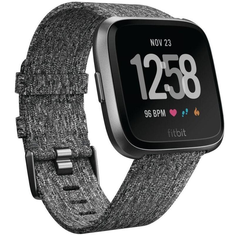Ceas activity tracker Fitbit Versa, Bluetooth, NFC, Rezistenta la apa (Gri)