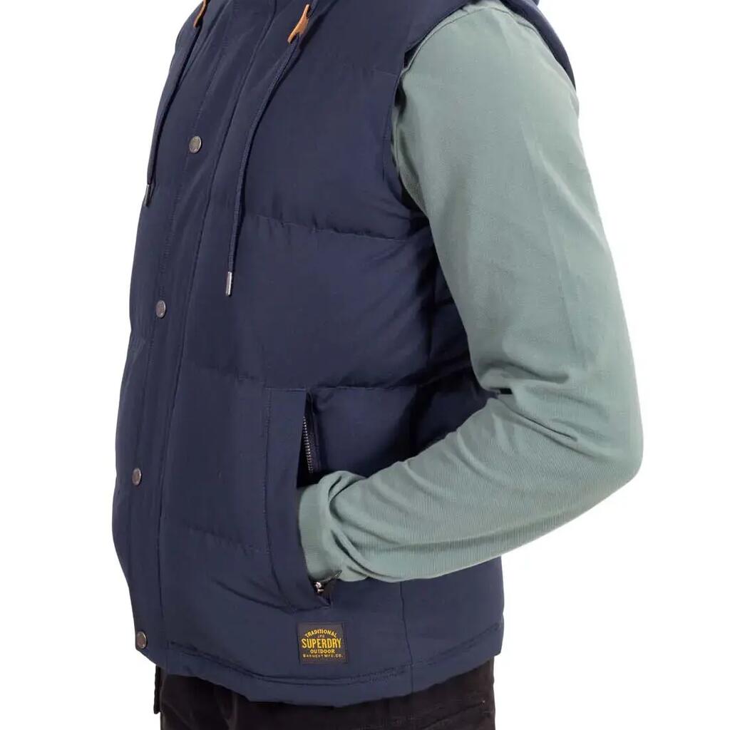 Superdry's Everest Hooded Puffer Vest