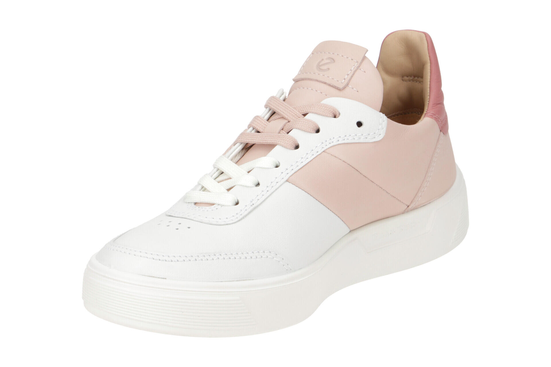 ecco Street Tray Schuhe Sneaker weiß rosa 291183 3/7