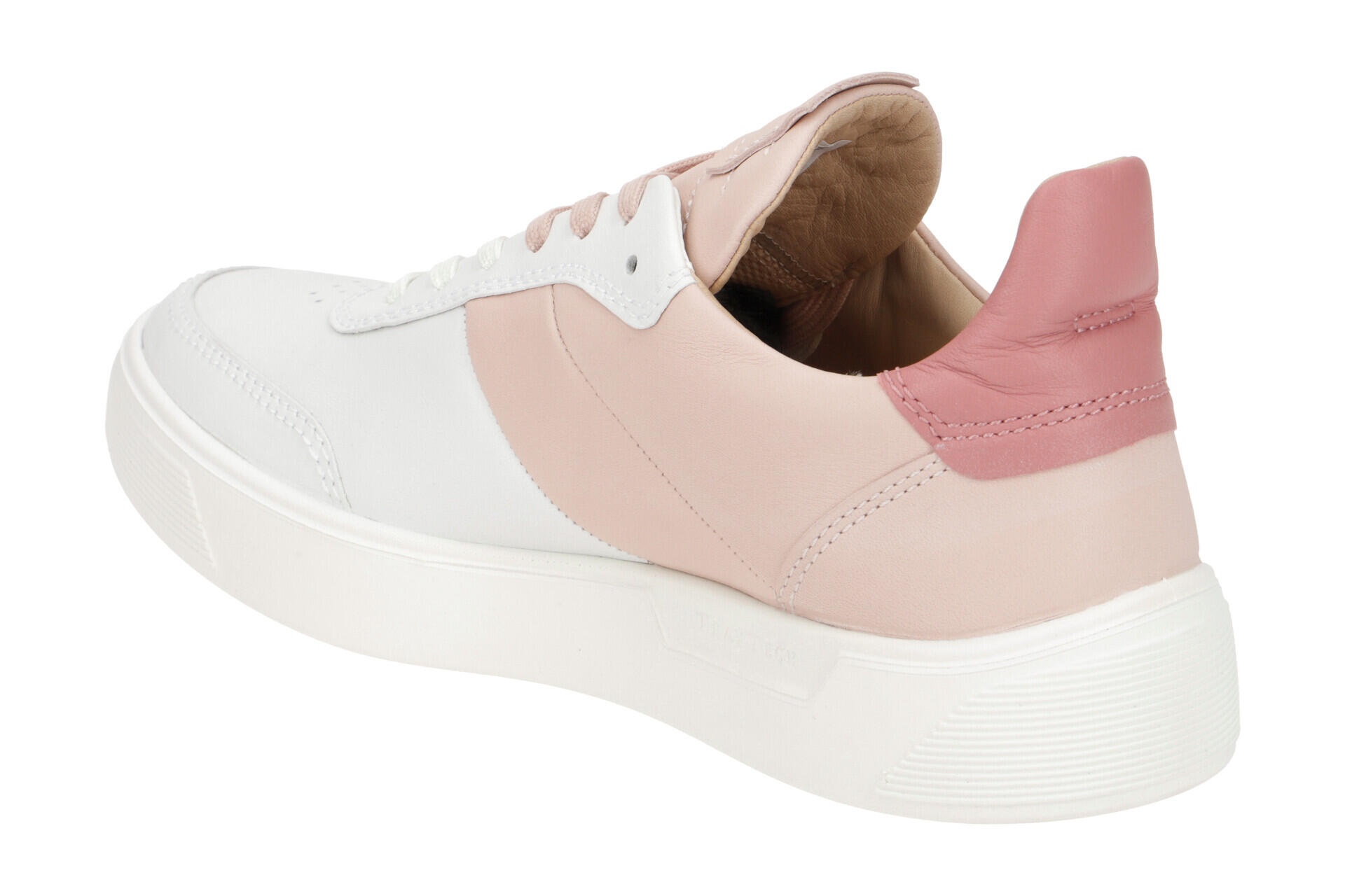 ecco Street Tray Schuhe Sneaker weiß rosa 291183 4/7