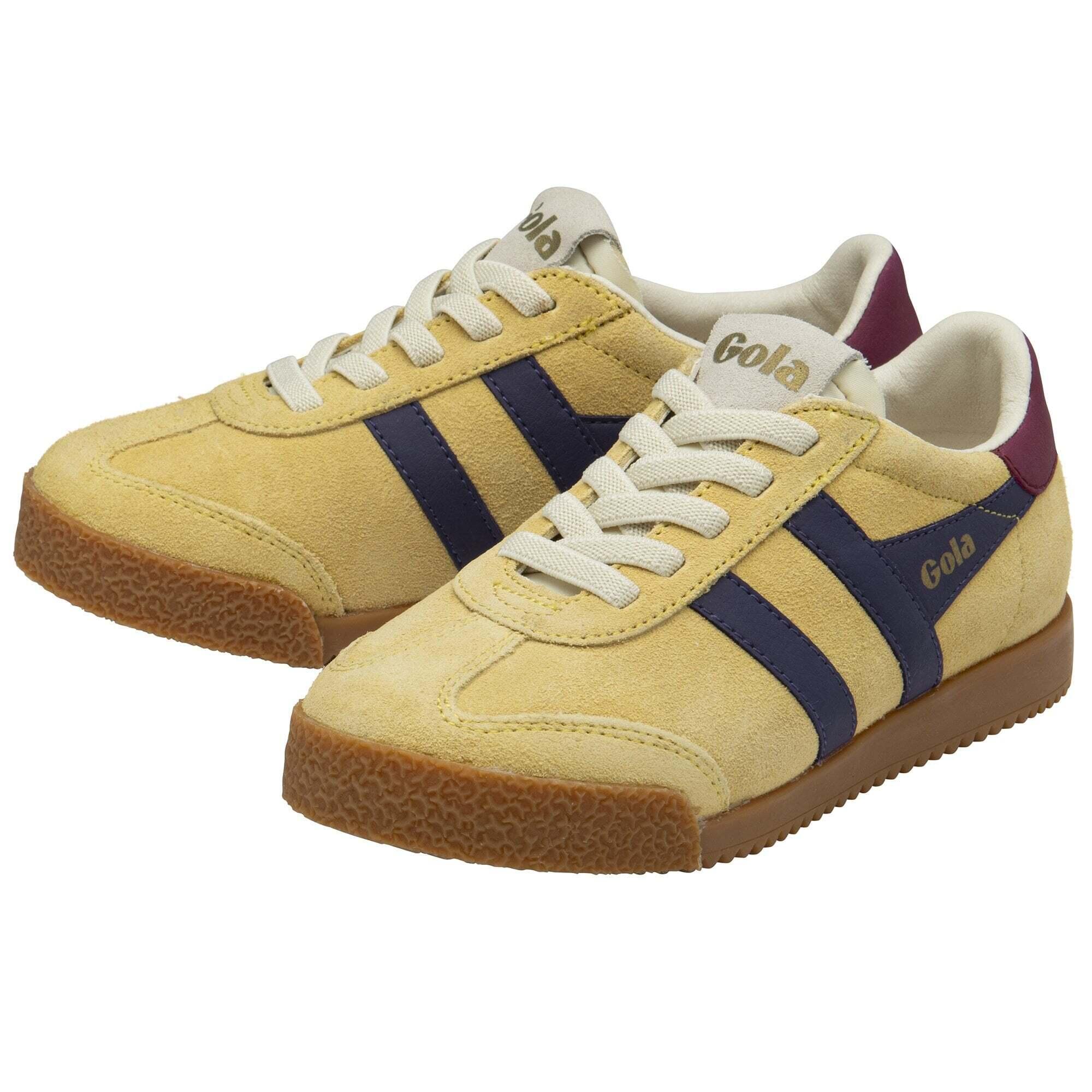 Kinder sneakers met veters in daim Gola Elan 3/3