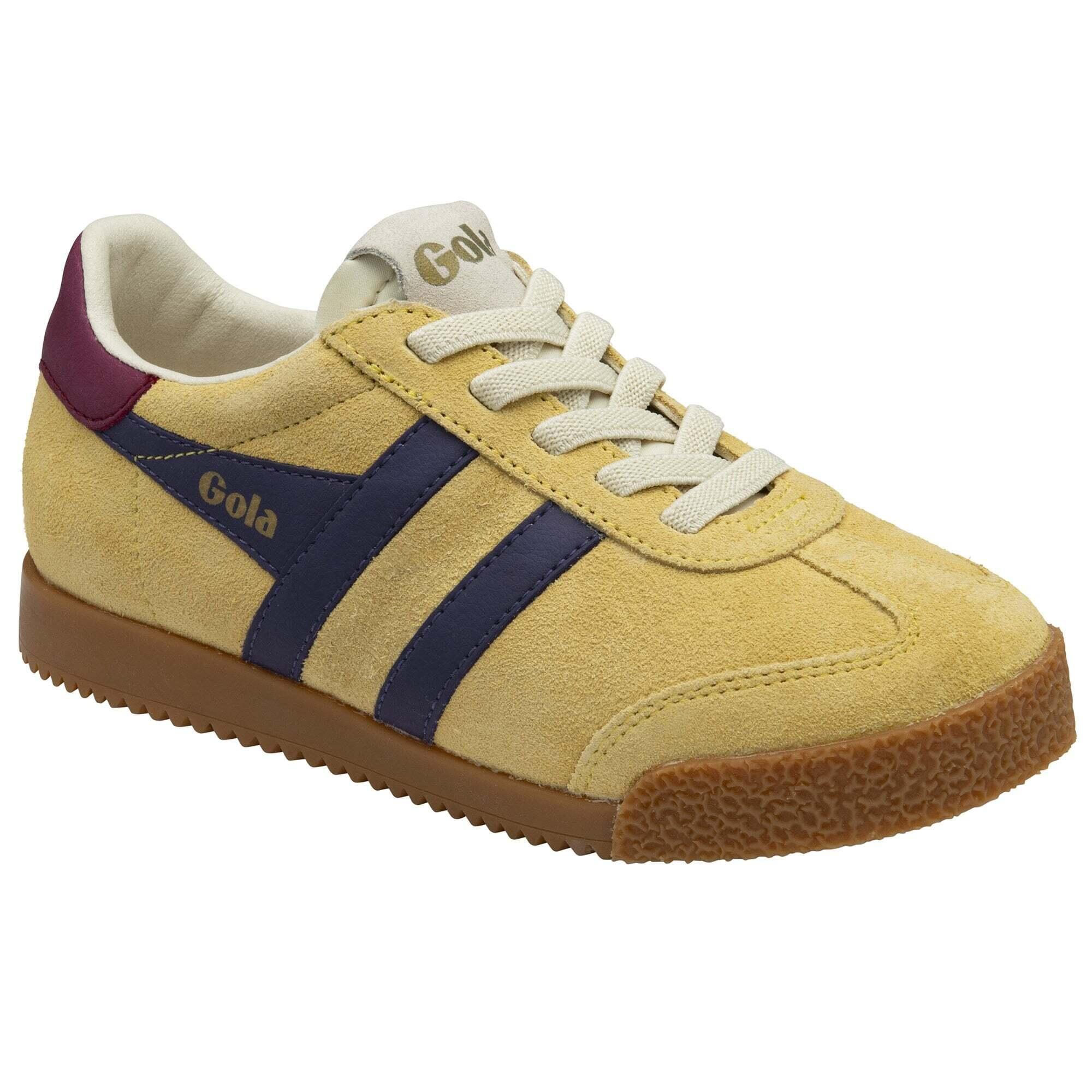 Kinder sneakers met veters in daim Gola Elan 2/3