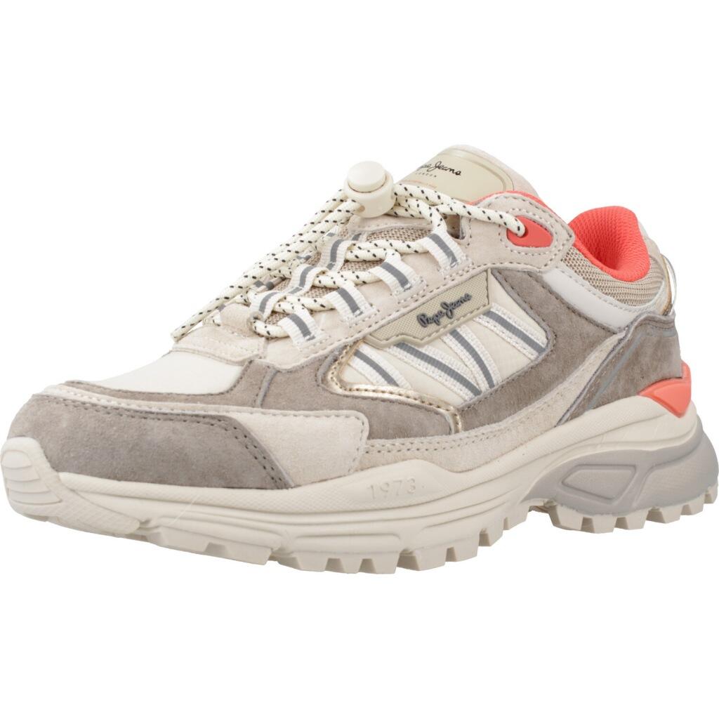 Pepe Jeans - Baskets Pepe Jeans Modèle Darren Trek W Couleur Beige - Chaussures De Sport - Beige - Decathlon
