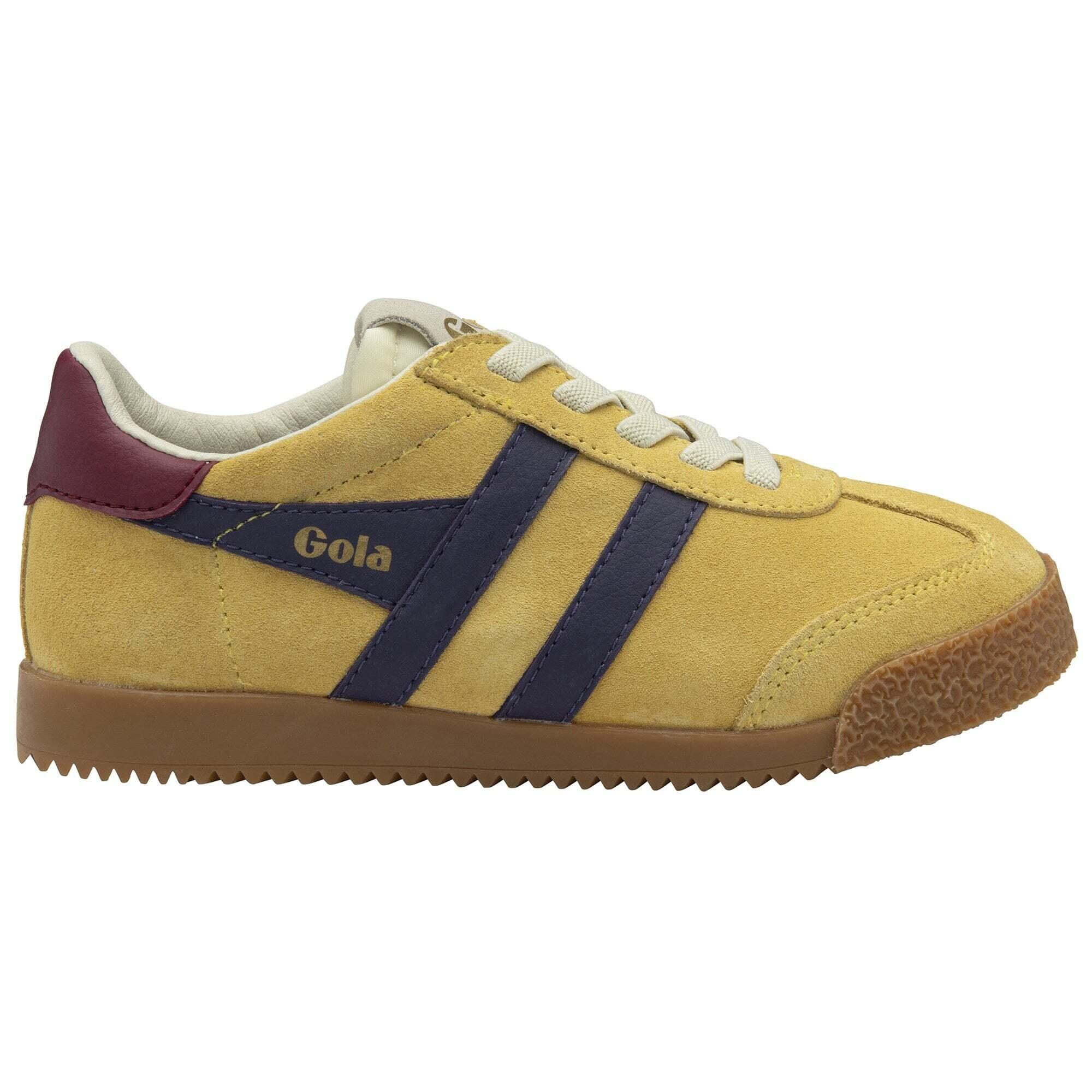 GOLA Dětské semišové sneakers na šněrování Elan