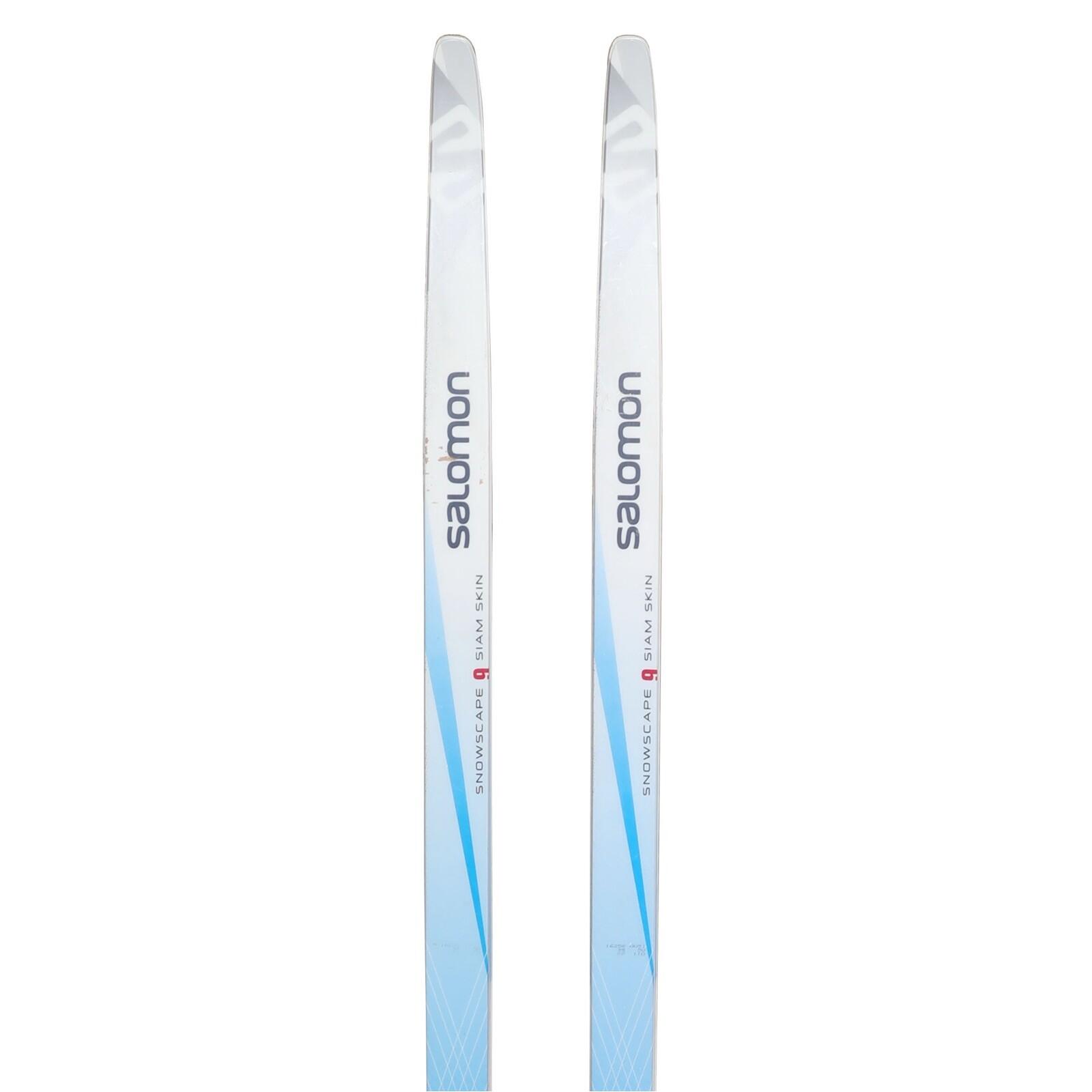 SALOMON RECONDITIONNE - Ski De Fond Salomon Snowscape 9 Siam + Fixation Sns