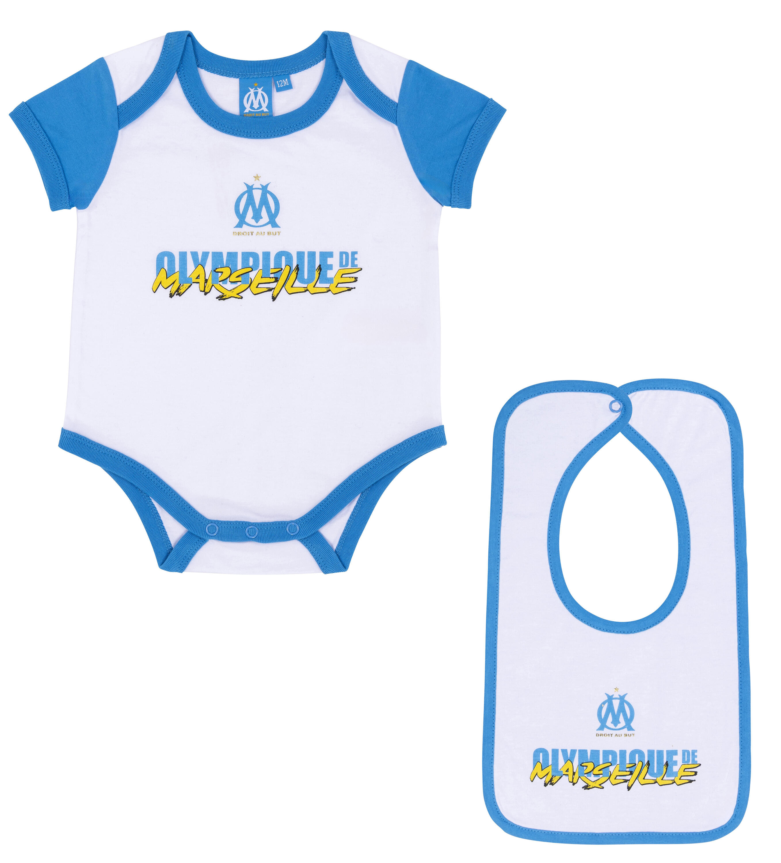 Body bavoir OM - Collection officielle OLYMPIQUE DE MARSEILLE 1/1