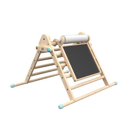 Triangle d'escalade pliable avec tableau MONTESSORI bois FSC®