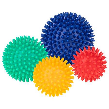 Set 4 mingi senzoriale masaj  REBEL ACTIVE RBA-3059, PVC