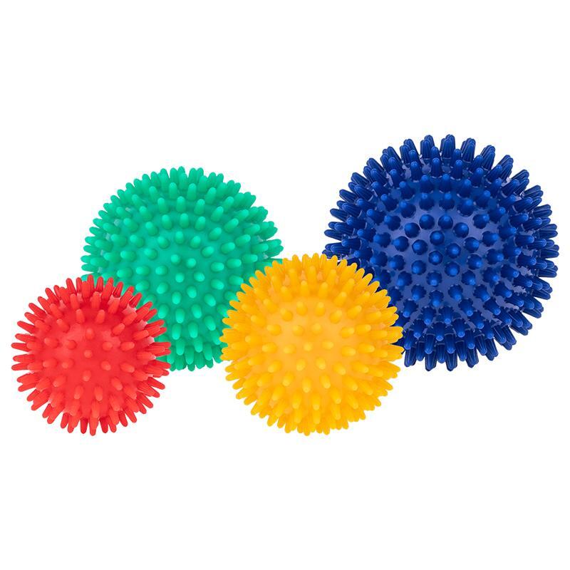 Set 4 mingi senzoriale masaj  REBEL ACTIVE RBA-3059, PVC