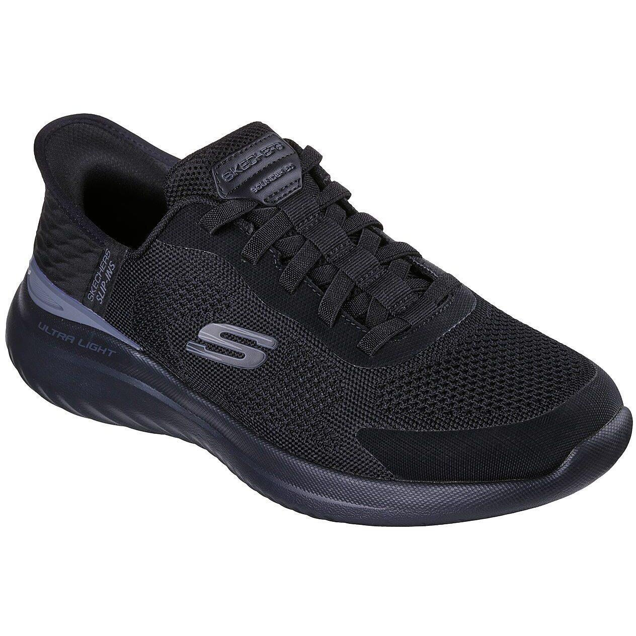 Skechers - Baskets Skechers Bounder 2.0-silco, Noir, Hommes - Chaussures De Sport - Noir - Decathlon