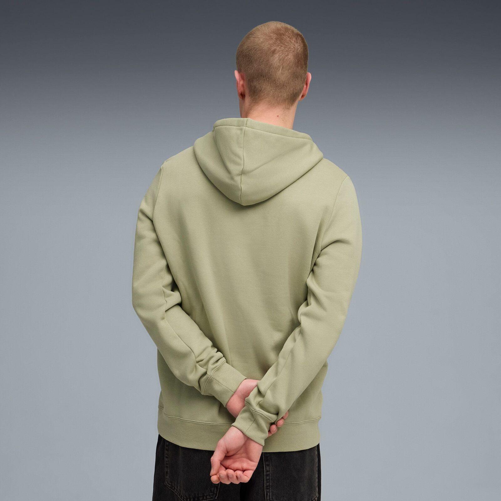 Cappuccio Puma Ess 2 Color No. 1 Logo Hoodie Fl Lux Arm, Beige, Uomini 2/5