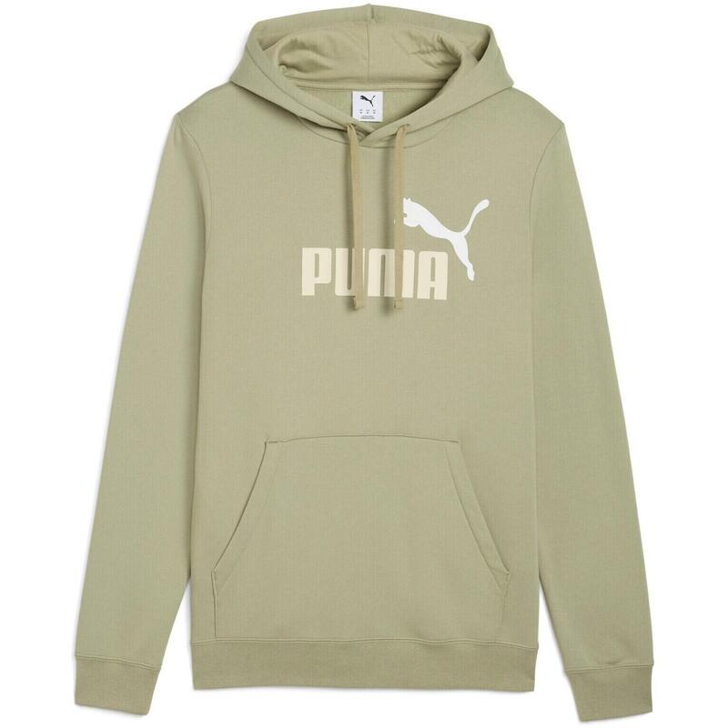 Hanorac barbati Puma Ess 2 Color No. 1 Logo Hoodie Fl Lux Arm, Bej