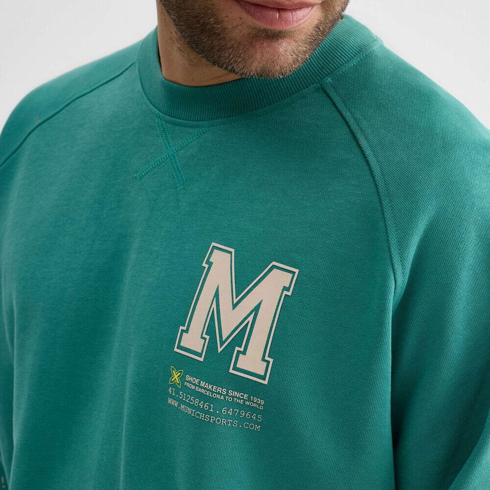 Munich Sweatshirt University Lifestyle 2507449 Verde 3/4