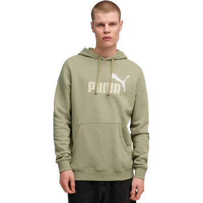 Kap puma ess 2 color no. 1 logo hoodie fl lux arm, beige, mannen