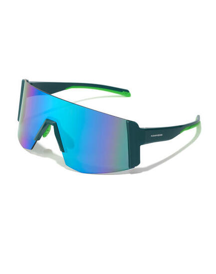 HAWKERS - Sonnenbrille für Herren und Damen - LYNX BIG - BLACK SMOKE FLASH