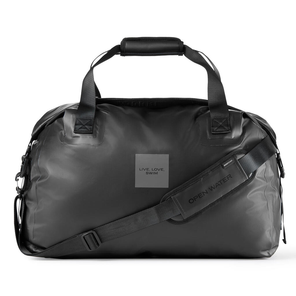 Dry Duffle Bag 60L Waterproof and Durable Black-Dark Grey