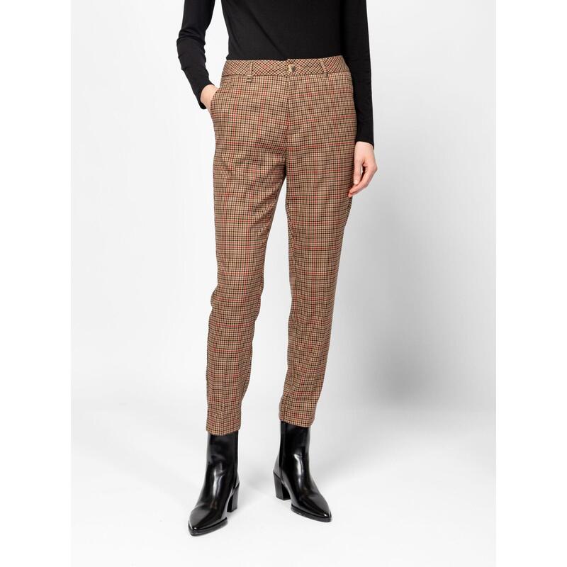 Pantaloni lungi din in pentru femei FLORIN