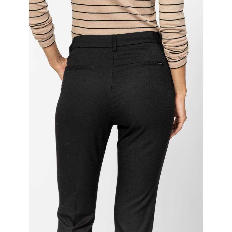 Pantaloni lungi din in pentru femei FLORIN