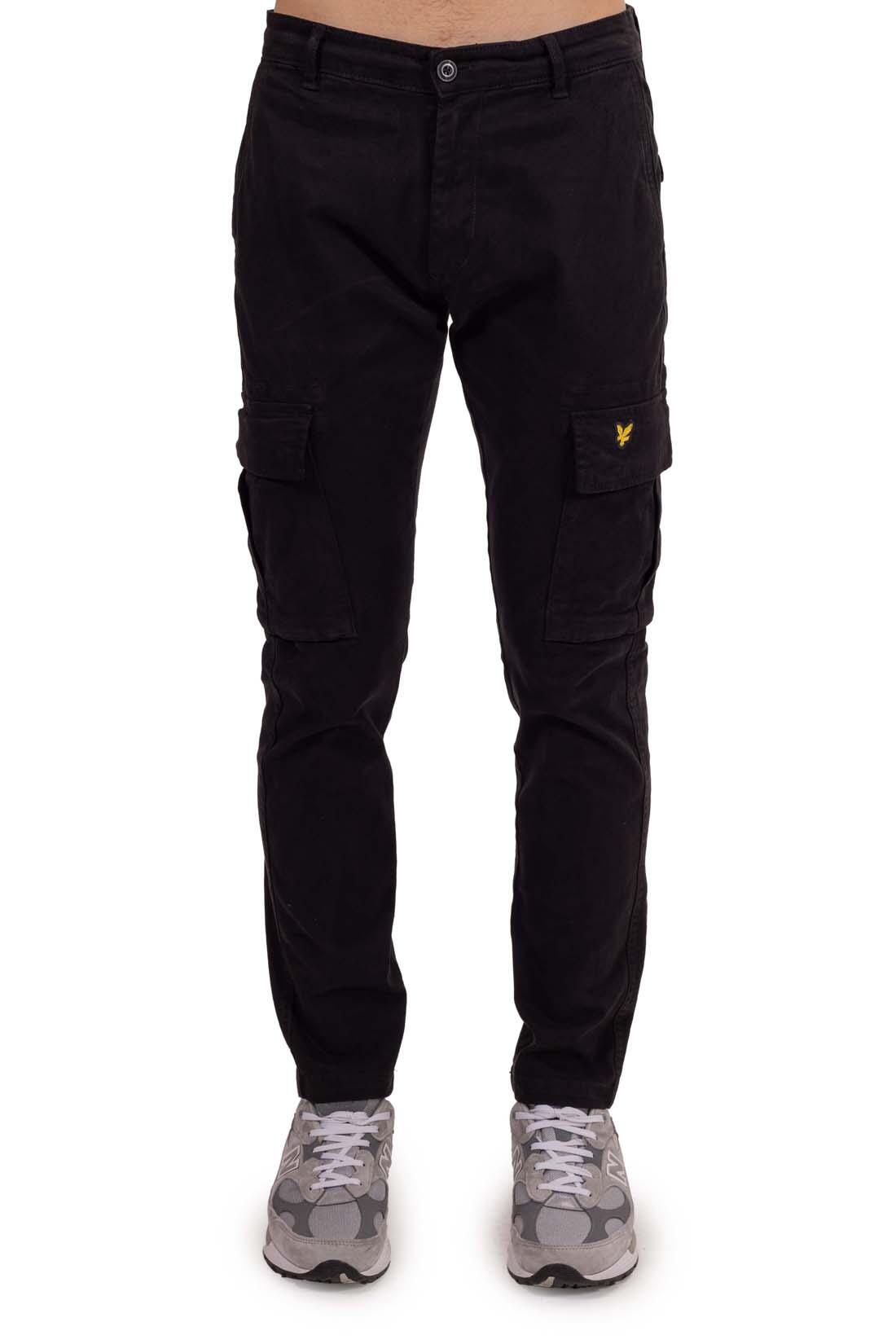 Pantaloni cargo uomo con logo 2/5
